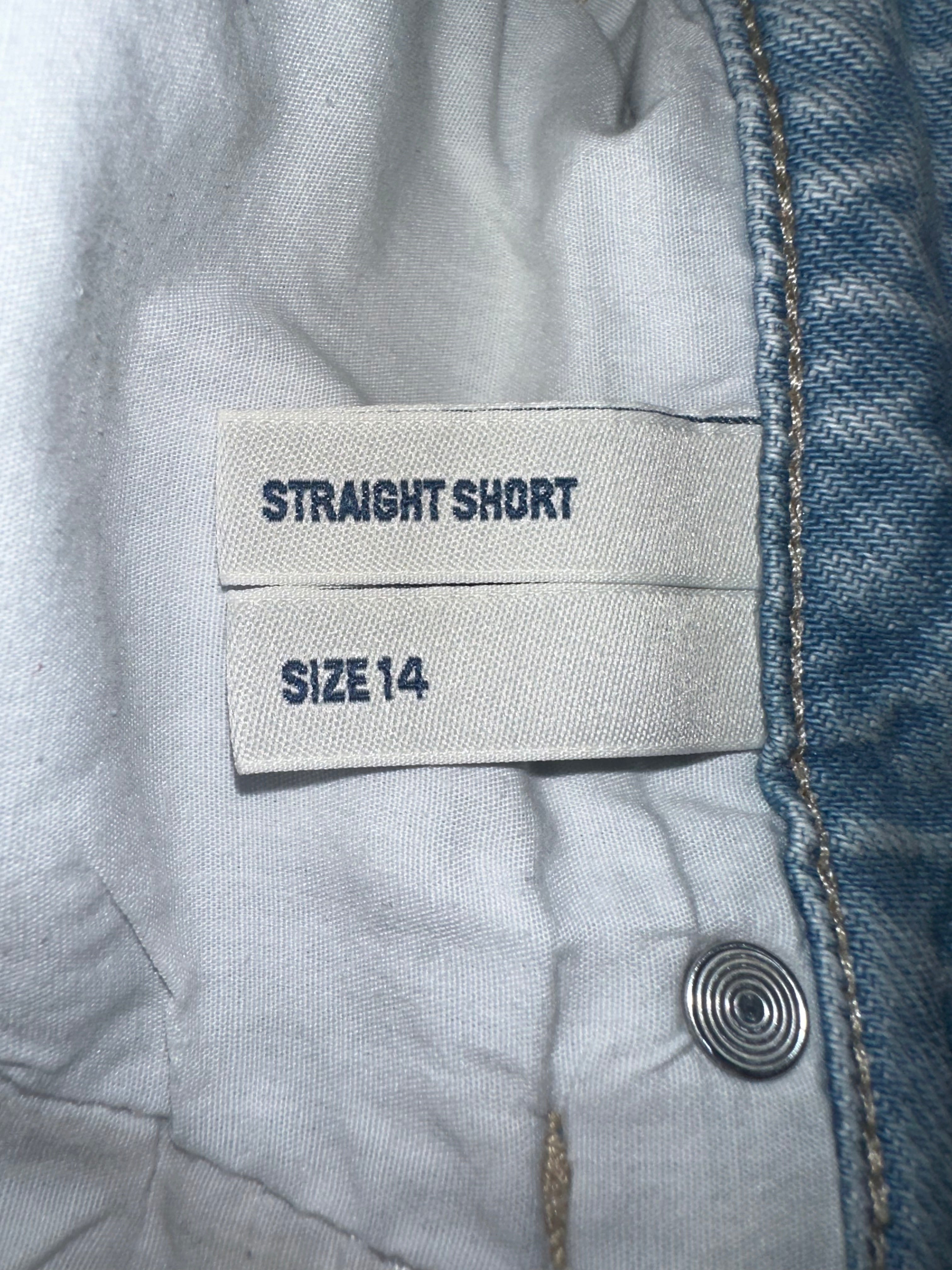 Riders by Lee Straight Denim Shorts — Size 14