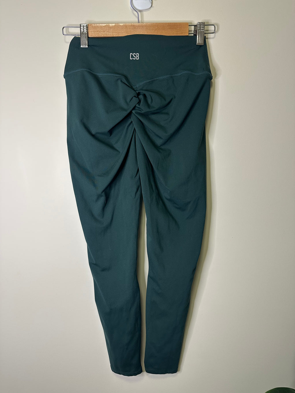 CSB Scrunch Bum Full-Length Leggings – Deep Teal – Size L