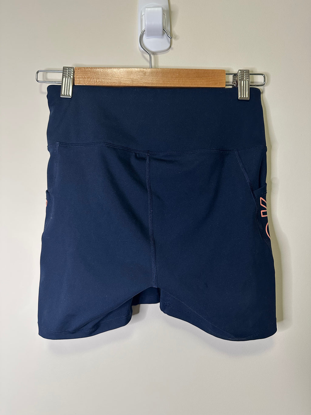 Rockwear High-Waisted Pocket Bike Shorts – Size 10