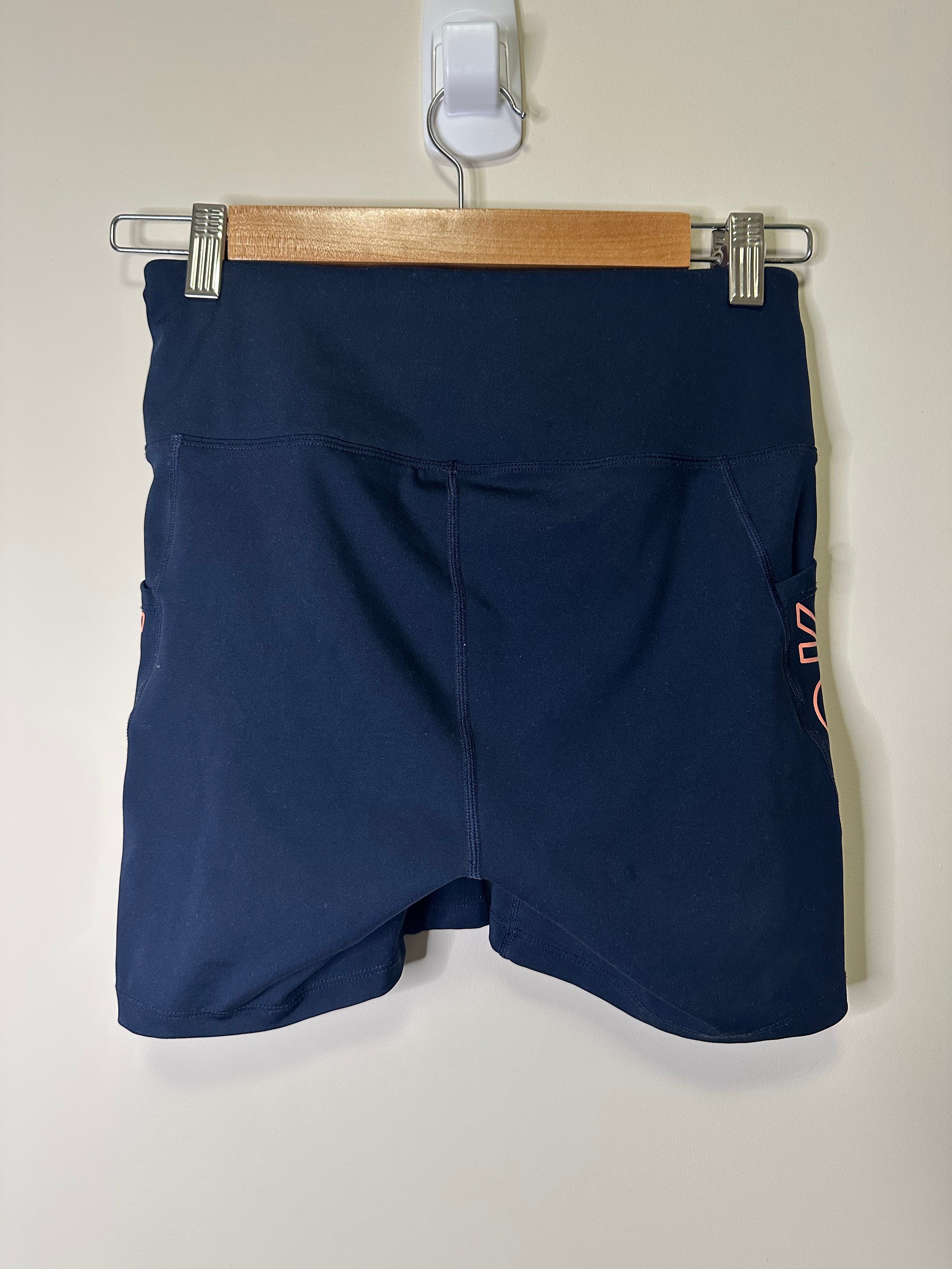 Rockwear High-Waisted Pocket Bike Shorts – Size 10