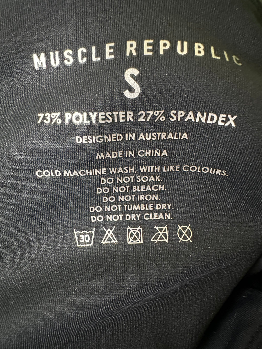 Muscle Republic High-Waisted Pocket Tights – Size S