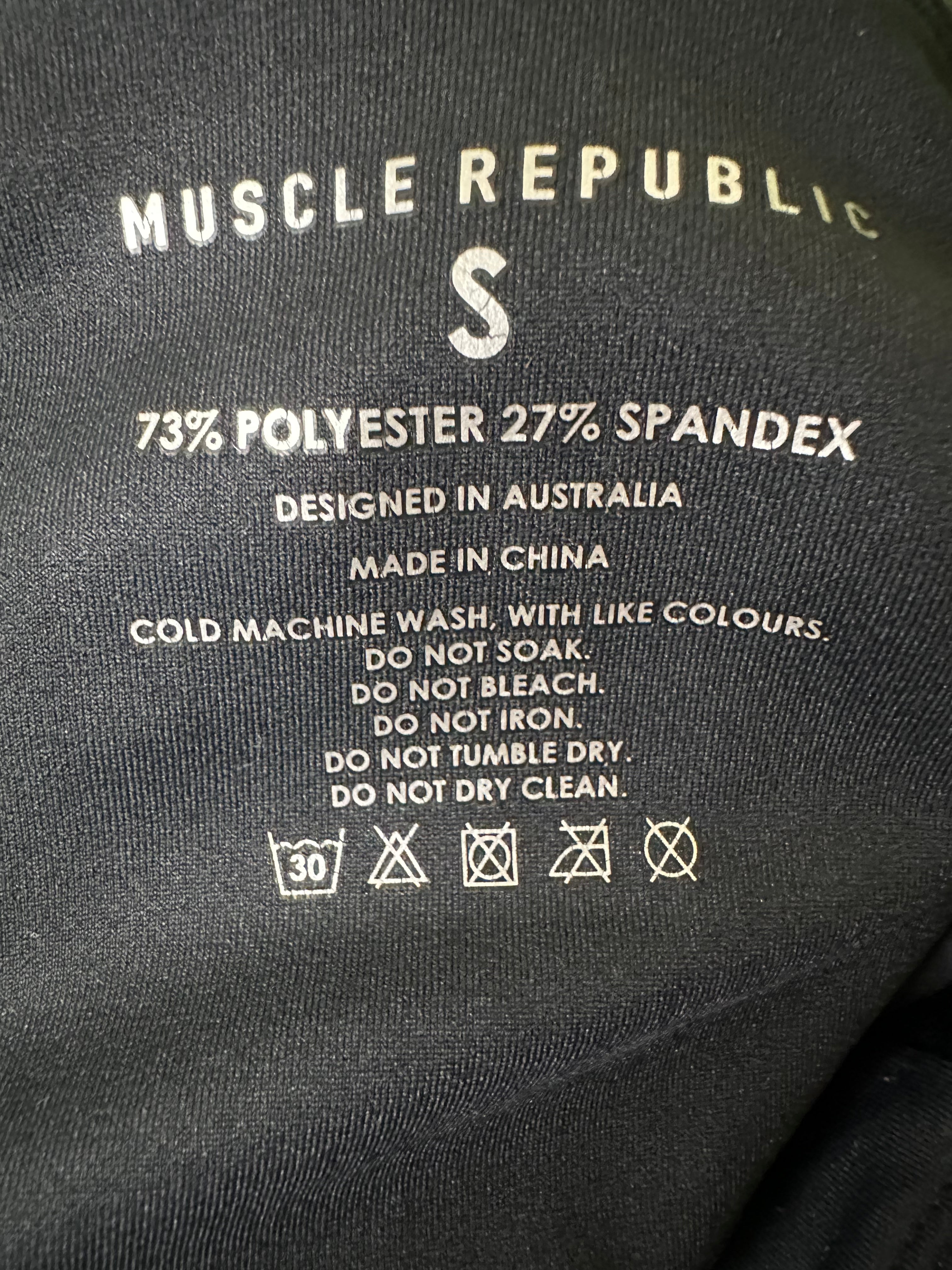 Muscle Republic High-Waisted Pocket Tights – Size S