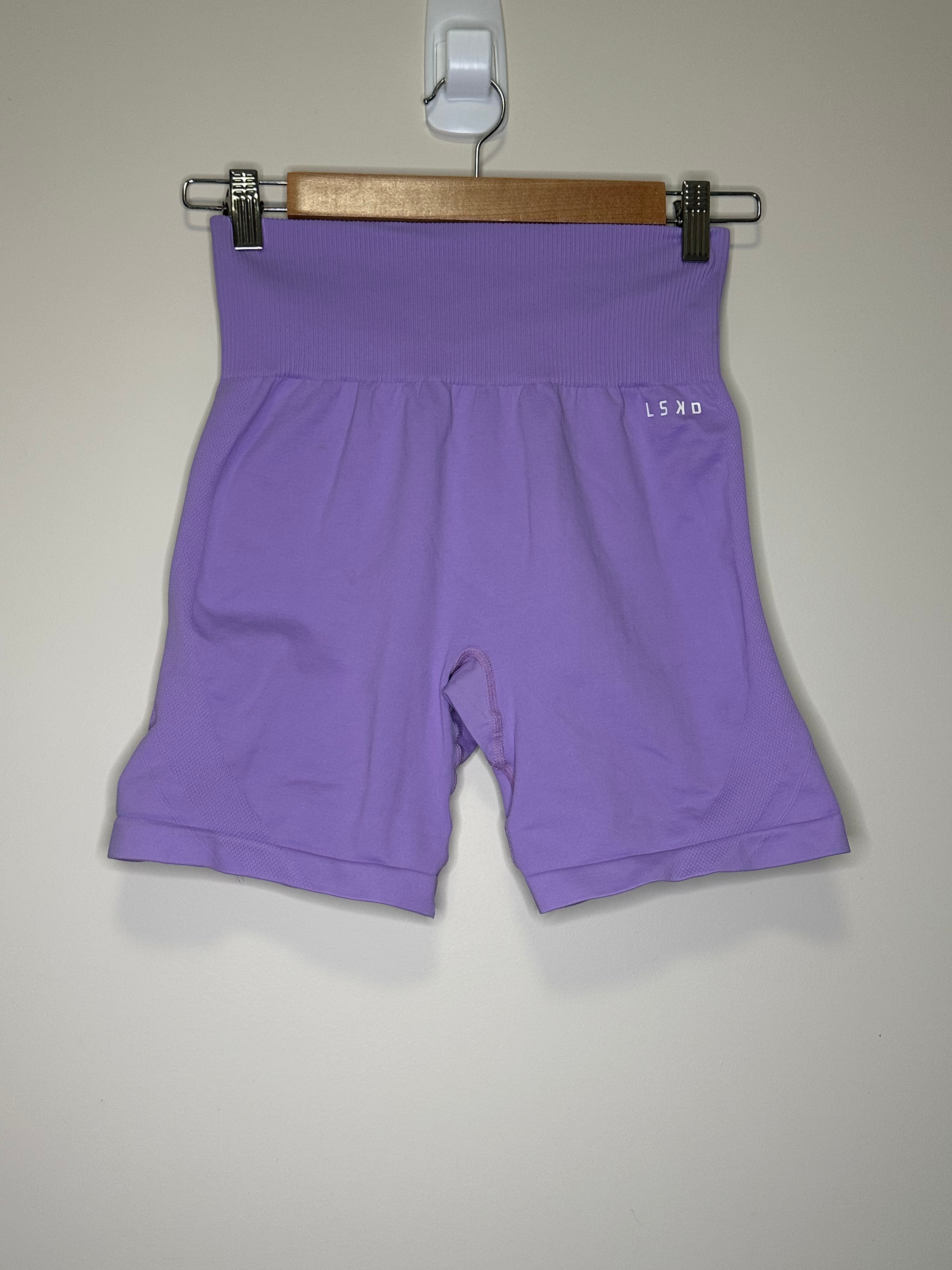 LSKD Purple Seamless Shorts – Size S