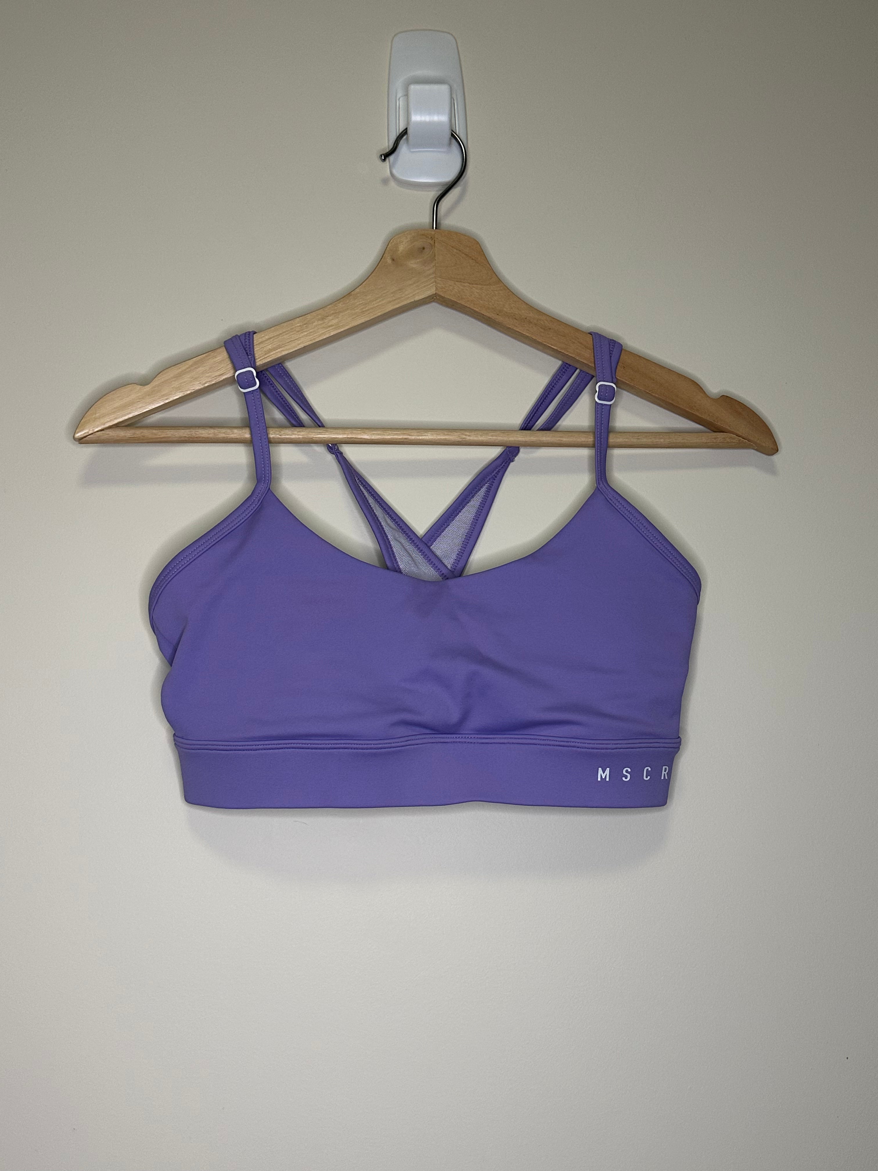 Muscle Republic Purple Sports Bra – Size S