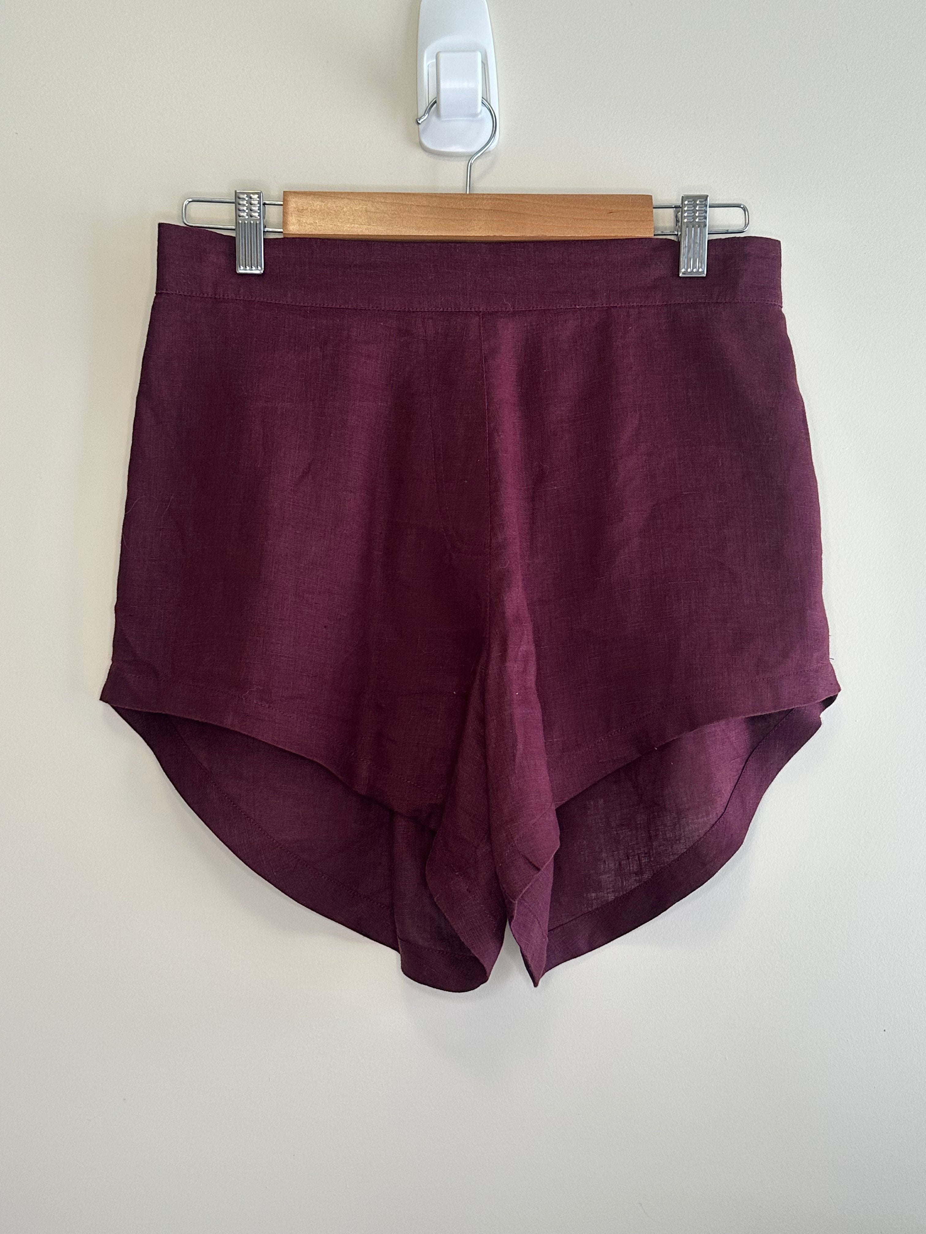 Lokoa The Label Shorts – Burgundy