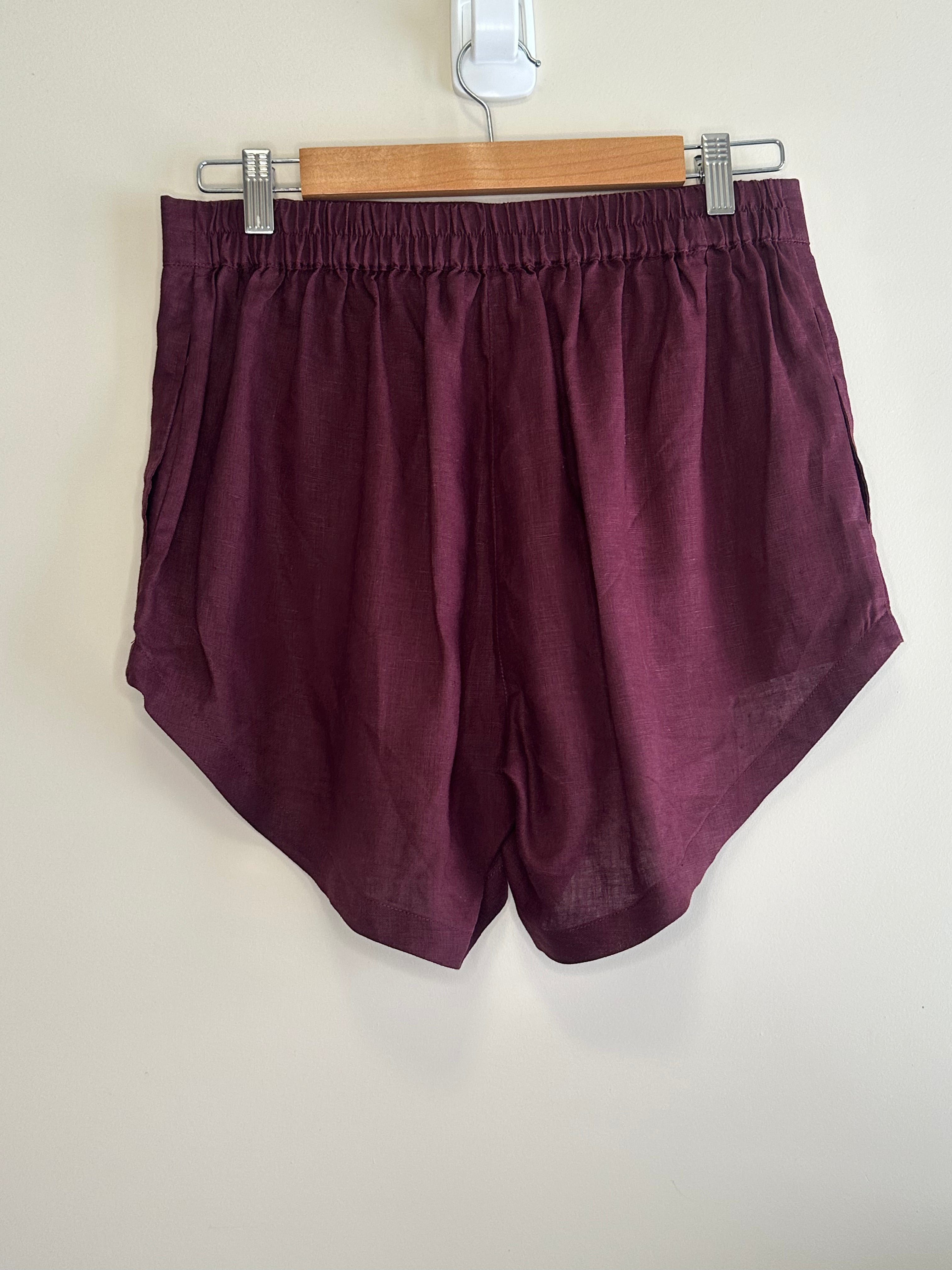 Lokoa The Label Shorts – Burgundy