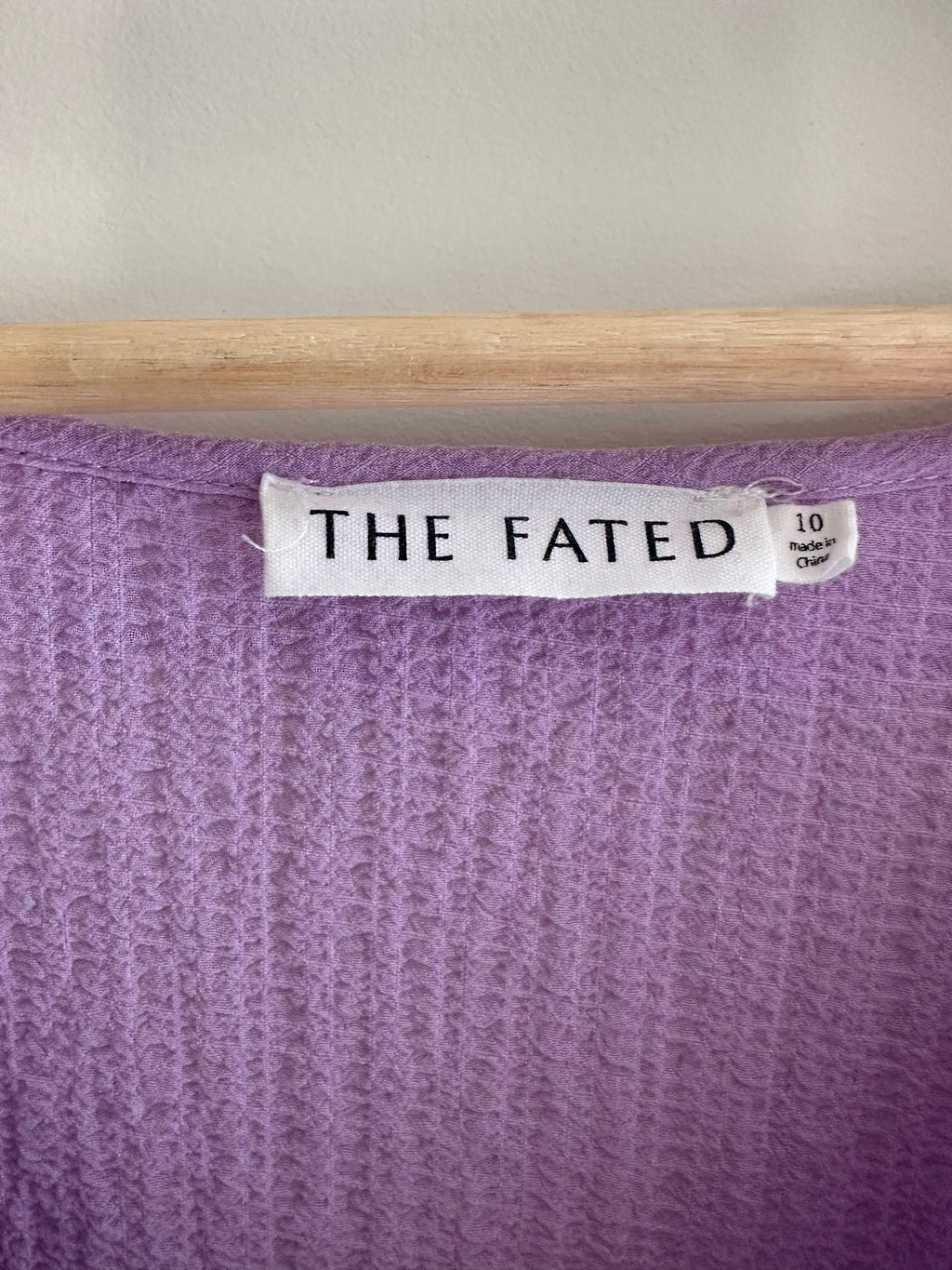 The Fated lilac ruffle dress – Size 10