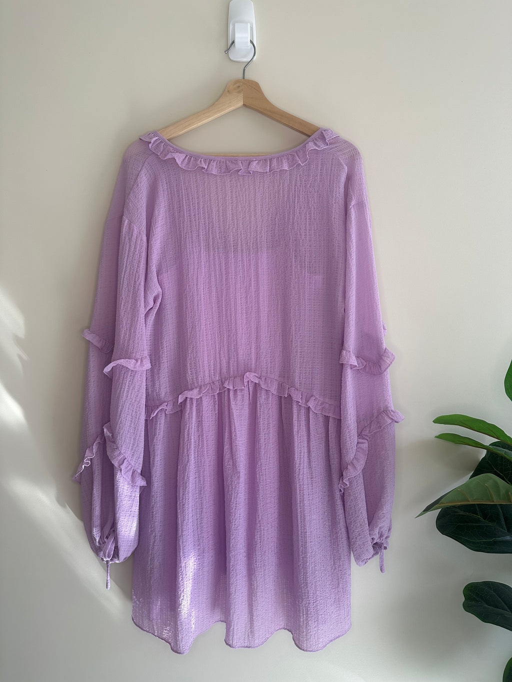 The Fated lilac ruffle dress – Size 10